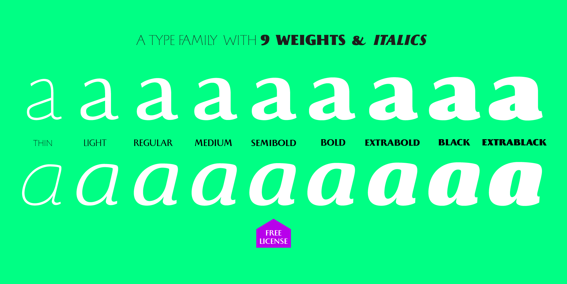 Beatrix Antiqua font weight and variant